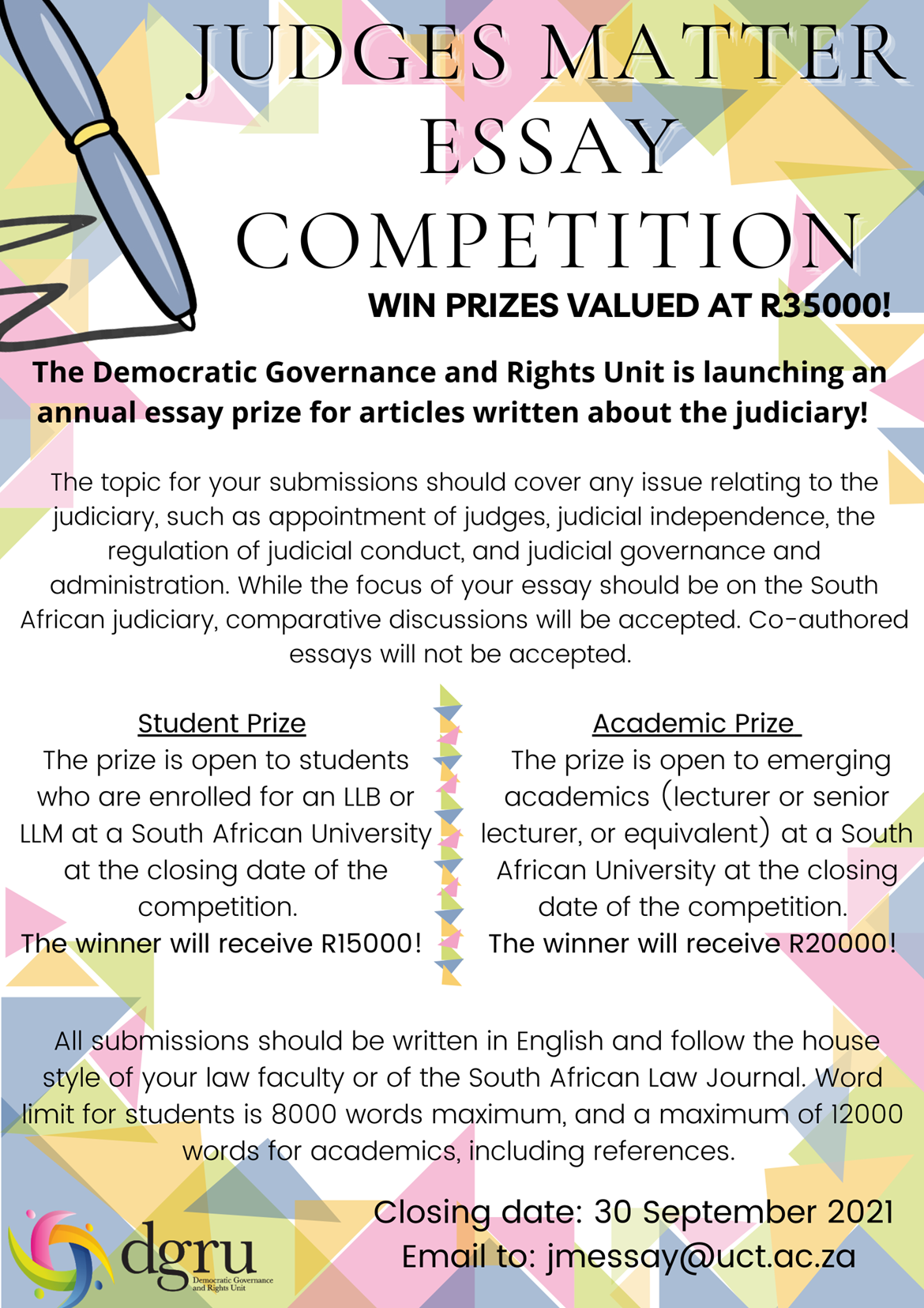 essay competition prizes